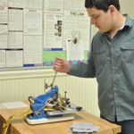 work skills using an imprint machine