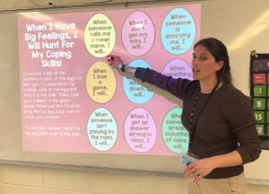 social skills program being teached at Harbor School